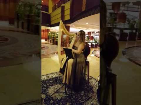 "Right here waiting" ( Richard Marx) by electrical harp. Camac baby blue.