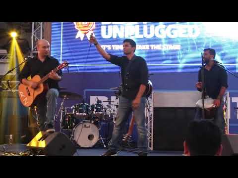 Stone Route - Rock You Like A Hurricane - (Scorpions cover) live at Barasti