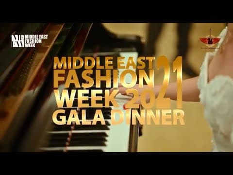 Middle East Fashion Week Pianist