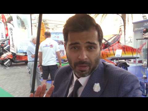 Hisham Wyne at the Dubai International Boat Show 2017