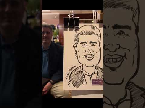 Live digital & traditional caricature