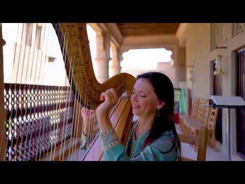 Emta hateraf - Arabic / Egyptian song - Harp (Patrizia Masutti) and flute cover (Ines flute)