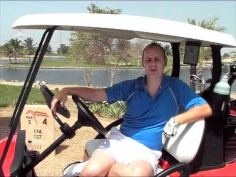 Part 1 at the Abu Dhabi Golf Club with Graham Clews, sports presenter on Emirates News on Dubai 1