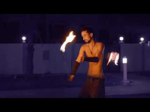 Fire Poi in 4K