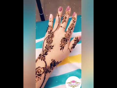 arabic simple elegant design ll how to make arabic design 2020