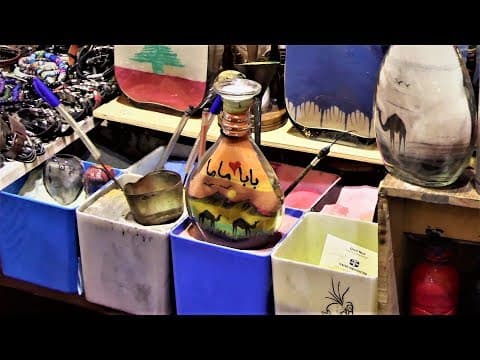 Making of an Arabic Sand Bottle // Souq Waqif - Art Market // Doha, Qatar