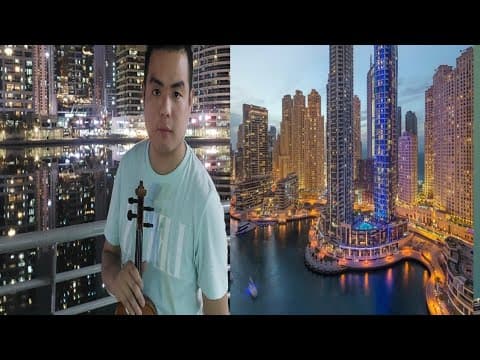 live at Dubai take me home country Road) John Denver) Violin cover