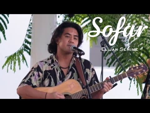 Elijah Semine - The Way You | Sofar Dubai