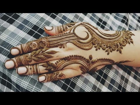 Dubai henna design for Eid 2018