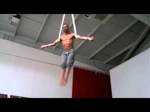 Mario Mira Straps Somersault Training!