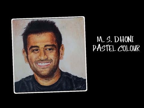 M.S Dhoni Drawing
