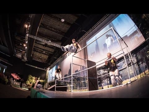 Parkour Show for finance institut