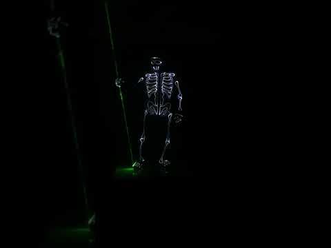 Halloween laser show