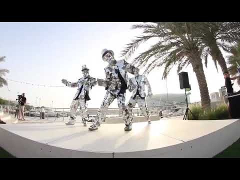 AMAZING MIRROR MEN ROBOT CHOREOGRAPHY | ABU DHABI 2018