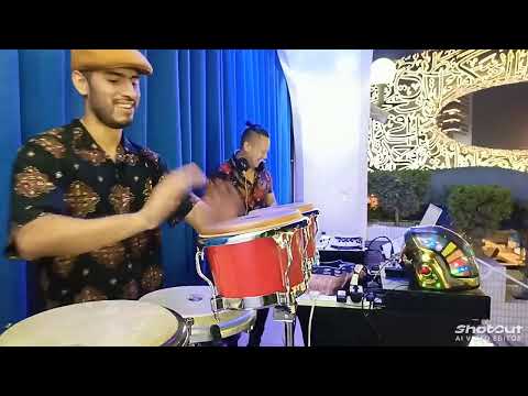 Afro latin house music & live percussion