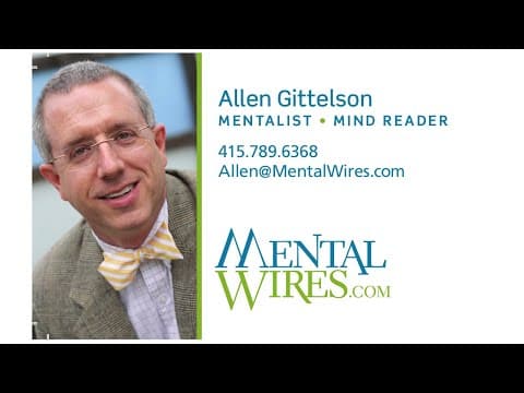 Allen Gittelson - Mind Reader