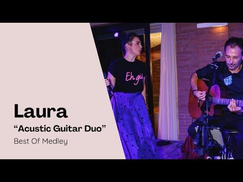 Acoustic guitar duo. Best of medley
