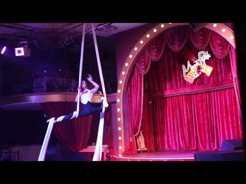 Aerial silks.Hanna Harchaniuk